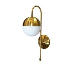 10-Klara Sconce - Brass Metal Midcentury Modern Wall Sconce