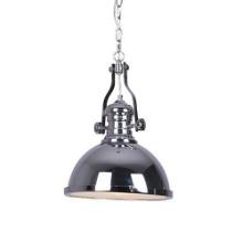 8-Nolan - Silver Metal Chrome Pendant Hanging Light Fixture