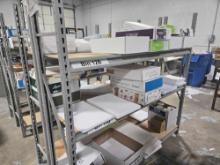 Adjustable Shelf w/ Assorted Paper Inventory