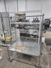 Adjustable Wire Shelf and Rolling Rack
