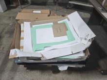 Skid of Assorted Paper Stock and Boxes