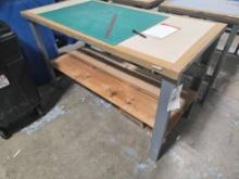 Adjustable Metal Table