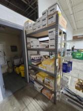 Adjustable Shelf w/ Assorted Envelope & Paper Inventory