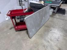 Shop cart and folding table