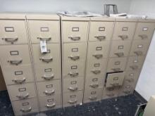 6 file cabinets.
