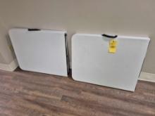 (2) Cosco 6 Foot Plastic Folding Tables