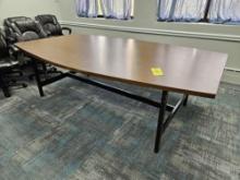 Metal Frame Wood Top Conference Table