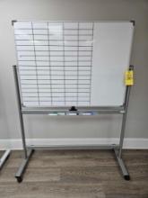 Dry Erase Board on Rolling Stand