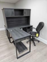 L-Shaped Office Desk w/ Chair