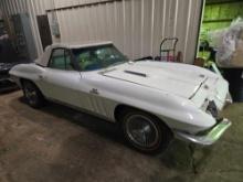1966 Corvette Stingray, shows 348 miles