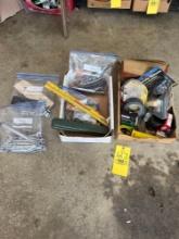 Assorted hand tools, punches, wrenches, sockets ect