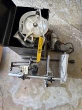 circular saw, drill press, misc