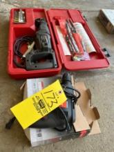 Craftsman Industrial reciprocating saw, and drill doctor 3/8 drill