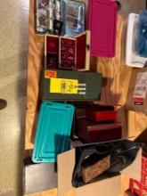 costume jewelry, gi I Joe box, misc boxes