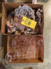 pink depression glass ware
