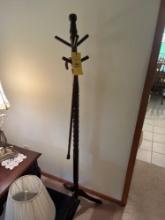 Hall Tree and Cane