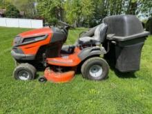 Husqvarna TA142X Riding Mower w/ bagger
