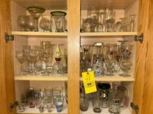 Assortment of Beer Glasses - shot glasses - stemware