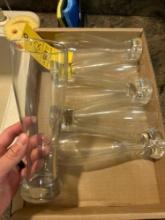(6) Pilsner Beer Glasses