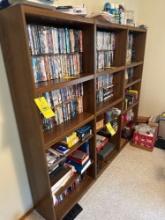 3 peice book shelf, contents not included