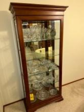 Beautiful Bevel Glass Curio Cabinet