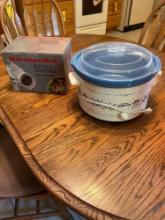 Rival Crock Pot and Kitchen Aid slicer/shredder