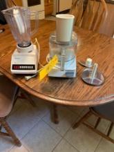Cuisinart Food Processor and Osterizer 10 speed blender