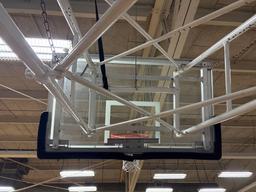 Basketball hoop with backboard - gym