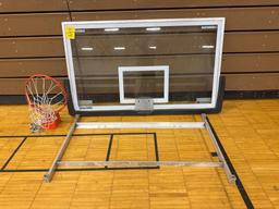 Basketball hoop with backboard - gym