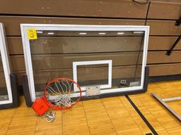 Basketball hoop with backboard - gym