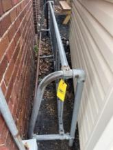 Metal bike rack - outside maintance garage