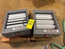 Sterling ceiling heaters new - boiler room