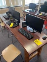 (3) Asus computers with Acer Chrome box, keyboard and mouse, room 1105