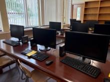 (3) Asus computers with Acer Chrome box, keyboard and mouse, room 1105