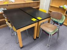 Youth Work tables with chairs - Rm 1105