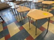 seven Student desk with adjustable legs - Rm 1106