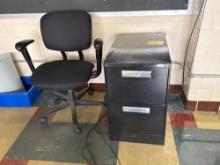 chair and file cabinet - Rm 1105