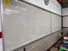 Two 8 ft and Two 6 ft dry erase boards, mounted tv - Rm 1115