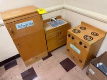 3 pc homemade kids kitchen set - Rm 1112