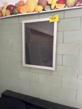 Small display case - outside gym