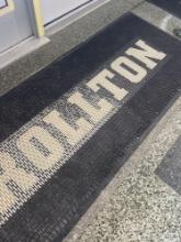 Carrollton rubber mat rug - outside gym