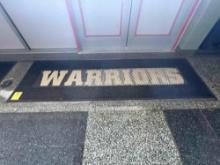 9 ft rubber mat Warriors rug