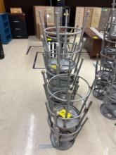 12 metal stools - 1114
