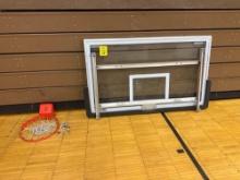Basketball hoop with backboard - gym