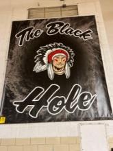 Large vinyl 8 ft wide The Black Hole sign banner - Gymnasium