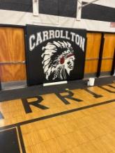 Padded wall Mats on North side of gymnasium