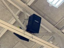4 Peavy speakers - gym