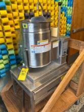 Cleveland Model KGT6T Gas Kettle with Stainless Steel Base with Draw - Gym Entrance
