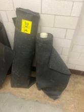 Pair of long runner commercial floor rugs - outside gym