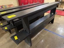 Two Black 8ft Benches - Rm 1205